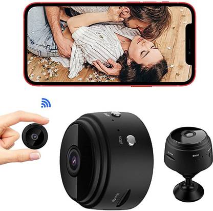 Bzrqx Mini Spy Hidden Camera WiFi Portable Nanny Cam,1080P HD Small Wireless Spy Camera