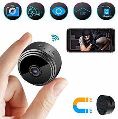 SrO WiFi MAGNETE CAMERA 1080p HD 140° Viewing Area Security Camera, Black Security Camera