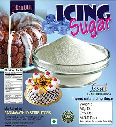 PMW Grade A Quality - Icing Sugar - for Frosting & Icing - 500 Grams Cream & Fondant Modelling Icing Set