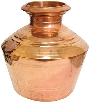 damurhu kumbakonam Copper Kudam / Kalash Size -4 Copper Kalash