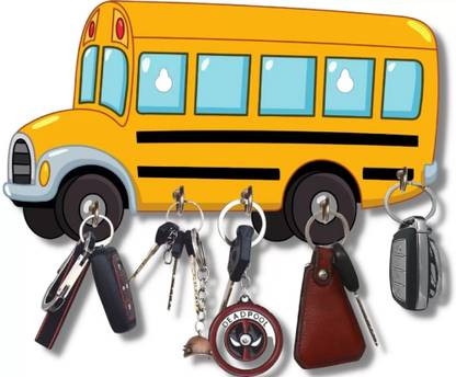 DWC BUS KEY HOLDER Wood Key Holder