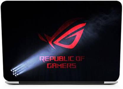 WeCre8 Skin's Republic Gamers Spot Premium Quality Vinyl Laptop Skin With Light Matte Finish Laptop Decal 15.6