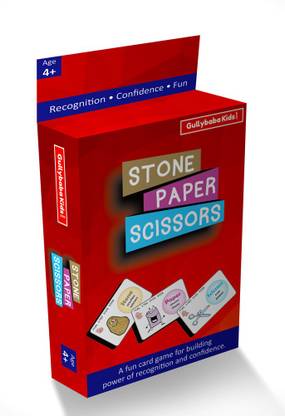 TRUEMOVE Stone- Paper Scissors Educational Playing Card Game