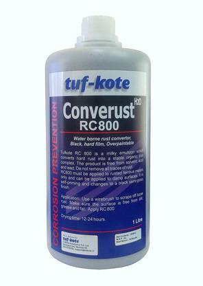 tuf-kote® CONVERUST RC800 Water Based Rust Converter Primer Convert Rust to Stable Metal Alkyd Primer