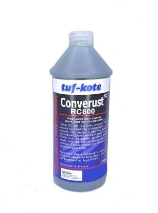 tuf-kote® CONVERUST RC800 Water Based Rust Converter Primer Convert Rust to Stable Metal Alkyd Primer