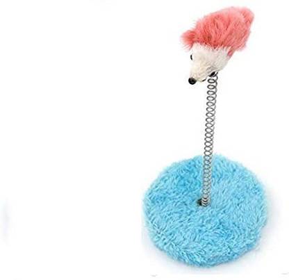 PupsPets Cat Toy Cat Chew Toy for Kittens Cat Scratching Pad and Spring Toy for Cats Rubber Soft Toy For Dog & Cat