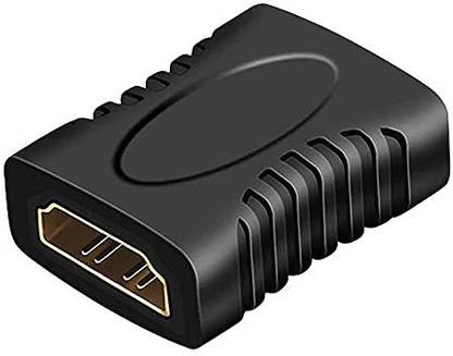 BIGWHEEL Black Hdmi Extender Female to Female Coupler Adapter for Hdtv, TV Fire Stick Phone Converter