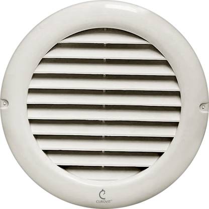 CUROVIT PVC Round 150mm (6") Vent Cap Cover For Anti Cockroach Insects & Dust Controller 1-Way Cap Pipe Joint
