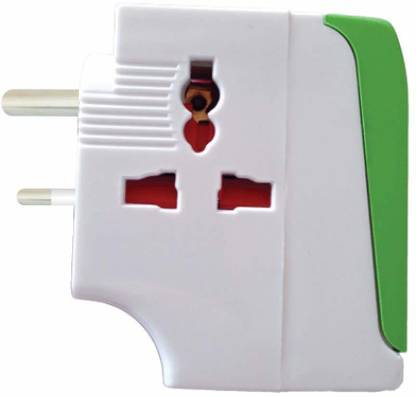 SHOPPY MARKET SM106 3-in-1 Universal Travel Adapter Multi-Plug with Individual Switch Three Pin Plug