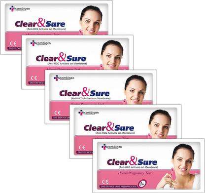 Clear & Sure Home One Step Urine HCG Pregnancy Test Kit