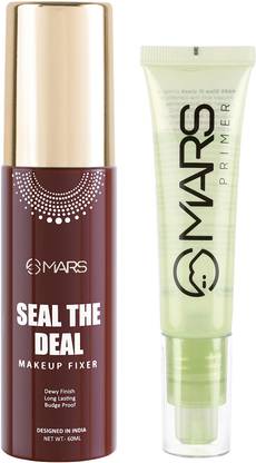 MARS Long Lasting Makeup Fixer With Healthy Glow Face  Primer  - 90 ml