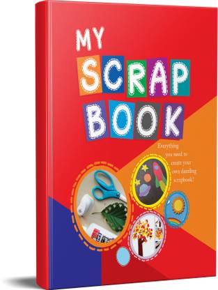 Creativity For Kids My Scrapbook | Summer Fun | A4 Size Approx | Multicolour Pages Colorful Paper Sheets For Projects, School, DIY Art And Craft | Scrapbook Ideas