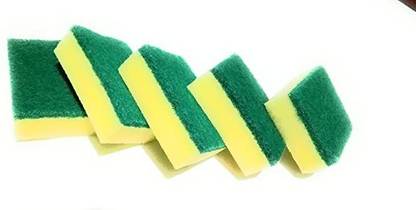 AK GROUP DOUBAL SIDE SCRUB PAD (RANI PAD ,PACK OF 5) Scrub Sponge