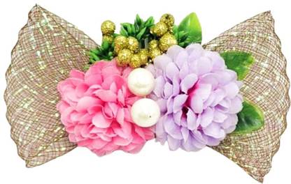 Wrap Shap Pink Purple Carnation Artificial Flower Bunch for Hamper Decoration, Gifting (3) Pink Carnations Artificial Flower