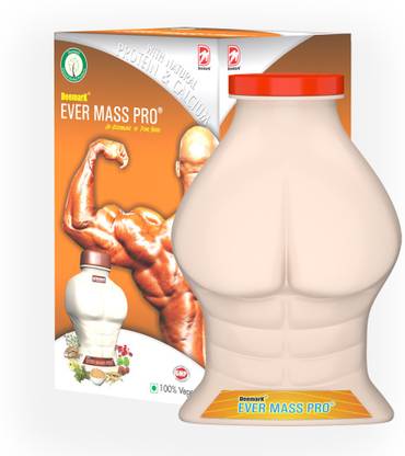 DEEMARK Ever Mass Pro-Mass Gainer Powder with High Protein and Calories (500gm, Vanilla)