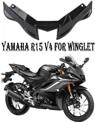 AIRSKY Bike Winglet for NEW Yamaha R15 V4 Black Bike Fairing Kit
