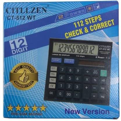 CSL CT 512 WT 12 Digit Calculator Financial  Calculator