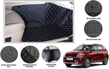 AutoRetail Leather 7D Mat For  Kia Sonet
