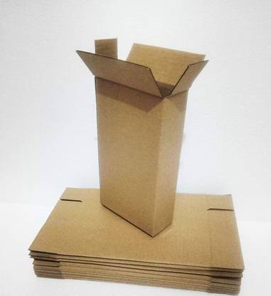 MM WILL CARE Corrugated Cardboard (Brown, 5 x 2 x 9 Inch) Packaging Box
