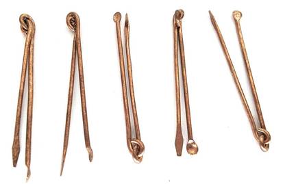 NEERAJ Indian pure copper ear cleaner and teeth cleaner Tootpick stick pack of 5 pc