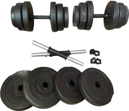 Rajputt RSN Traders, 10 Kg Pvc (2.5kg X 4) Adjustable Dumbbell (10 kg) Adjustable Dumbbell