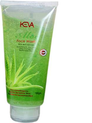 KEVA Aloe Vera Face wash For All skin Type - Enriched With Aloe Vera Deep Cleanses Face Wash