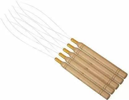 EASYOUNG 5 Pack of Silicone Micro Rings Links Beads For Extensions (5pcs)  Extension Hair Extension