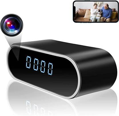 VIGODOM WIFI NIGHT VISION DIGITAL TABLE CLOCK 1080P WITH AUDIO VIDEO RECORDING Spy Camera