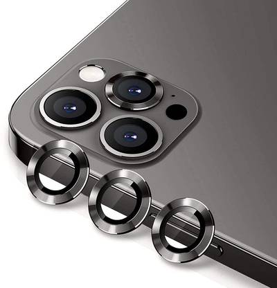 BRENZZ Back Camera Lens Ring Guard Protector for Apple iPhone 14 Pro