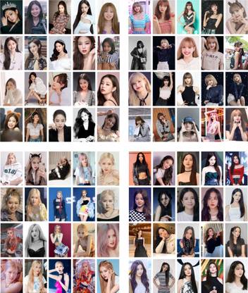 Pack of 80 BLACKPINK All Members K-POP Girls Lomo Photocard Set (4.4 x 3 Inch) (Size - A7+) (All Members) Photographic Paper