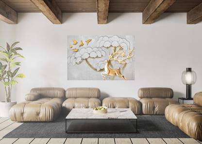 HD Wall Poster (36 inch x 24 inch) Self Adhesive 3D Poster