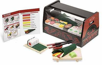 MELISSA & DOUG Roll, Wrap & Slice Sushi Counter Toy