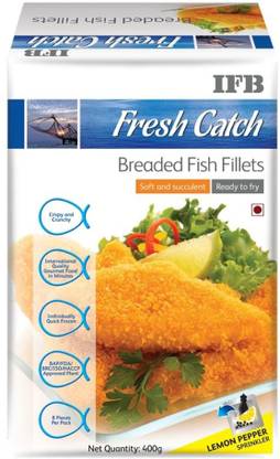 IFB Fresh Catch Breaded Fish Fillets 400 g