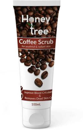 HONEY TREE Coffee Scrub For Instant Glow and Radiance, Anti-pigmentation and Acne Scrub