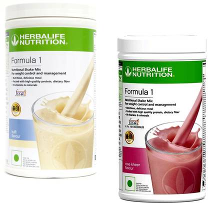 HERBALIFE Formula 1 Protein Shake Kulfi + Rose Kheer Plant-Based Protein