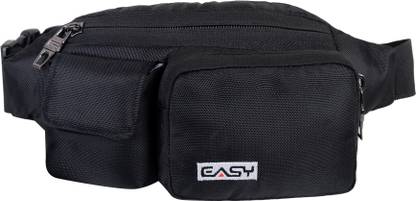 Easy Multi Utility Sling Bag - Waist Pouch - Black Sling Bag