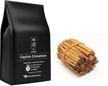 looms & weaves Srilankan/Ceylon Cinnamon Quills (Cinnamomum verum) - 50 gm