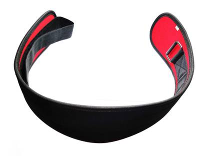 Microtics Power lifting belt (Extra Large) with long Velcro strap | For men & women | Back / Lumbar Support