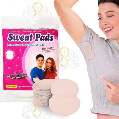 Glamezone Underarm Sweat Pads Unisex Disposable Highly Absorbent, Sweat Pads