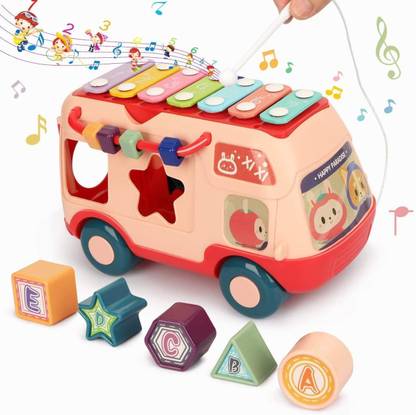 Rjshop Hai Hai Bus Educational Learning Toy Set