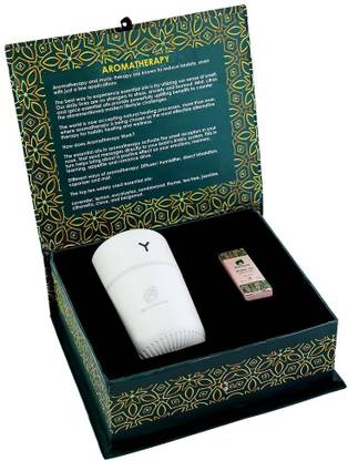 Ayurmeans Serenity Gift Hamper Aromatic Floral Perfect Diffuser Diffuser Set AD 903 White Rider Diffuser