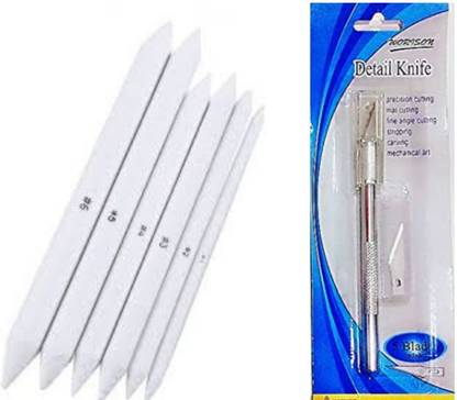 GlowCraft Blending Shading Drawing Set of 6 & Detail Knife