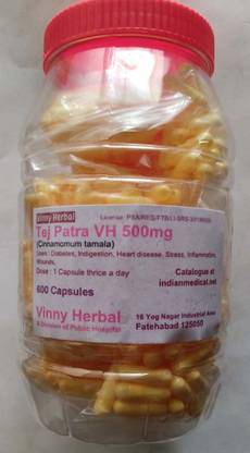 Vinny Herbal Tej Patra VH Capsules