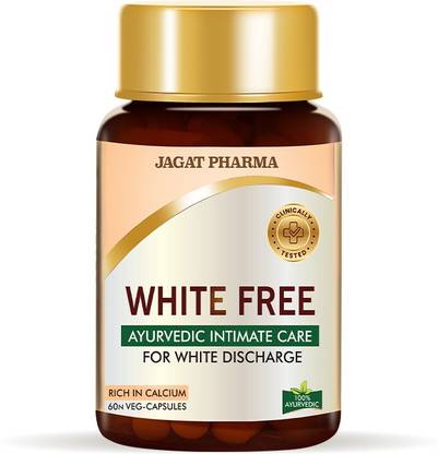 jagat Pharma White Free Capsules For ( Leucorrhoea ) Treatment 100% Ayurvedic