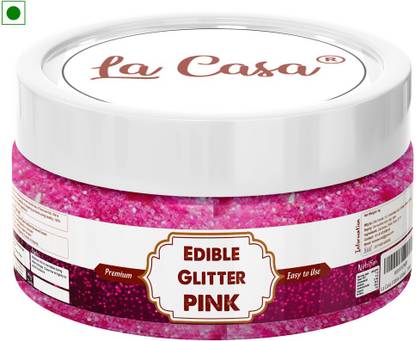 La Casa Premium Edible Glitter - PINK | Glitters