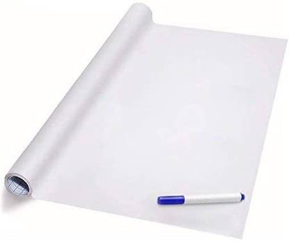 Timetech Self Adhesive WhiteBoard easy peel & stick with Marker White board