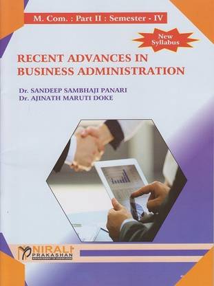 RECENT ADVANCES IN BUSINESS ADMINISTRATION (Mcom Part 2 Semester 4)