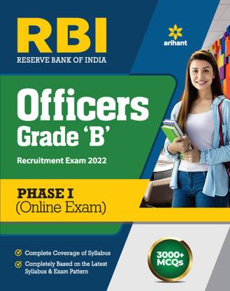 RBI Officers Grade B Phase 1 Exam 2022