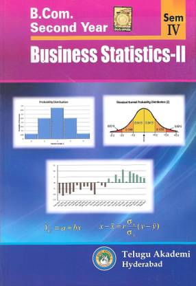B.Com. Second Year Business Statistics-II Sem IV [English Medium] [Telugu Akademi]