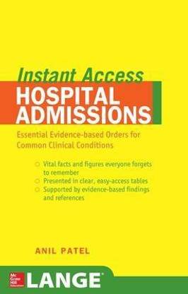 LANGE Instant Access Hospital Admissions 1st Edition
